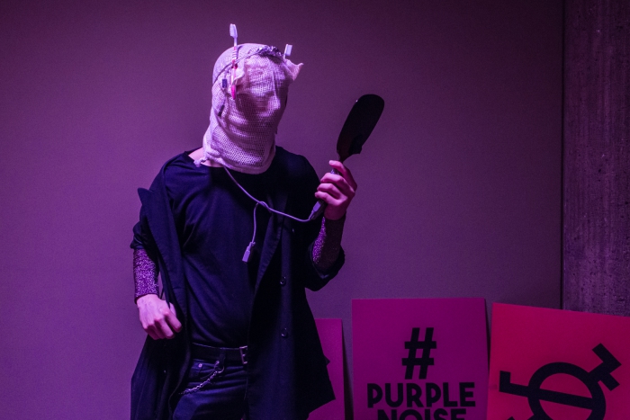 #purplenoise during the performance ᕦ(⩾﹏⩽)ᕥ Opting out Is Not an Option!